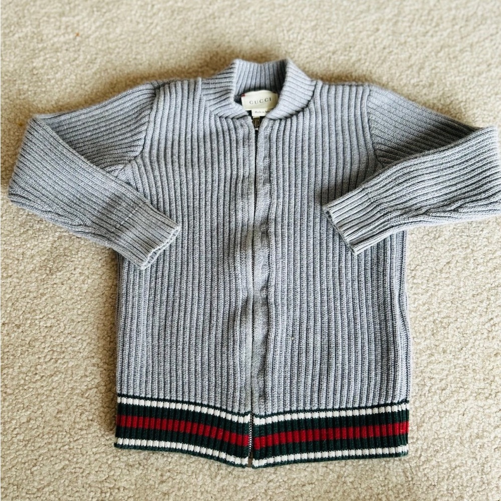 Gucci zip sweater 3/4